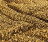 Ochre padded jacquard